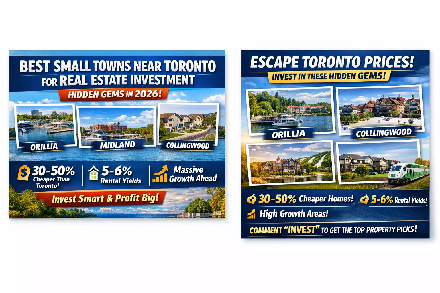 Best Small Towns Near Toronto for Real Estate Investment (Hidden Gems in 2026)