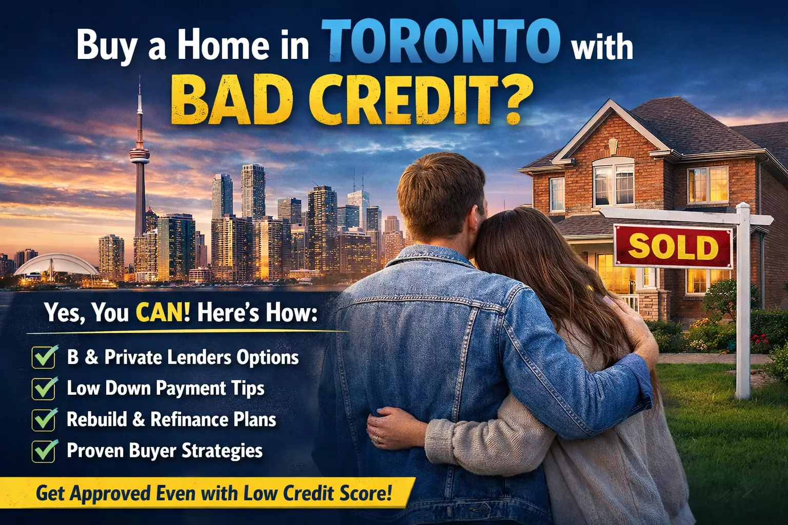 Can You Buy a Home in Toronto With Bad Credit? (Real Options Explained)