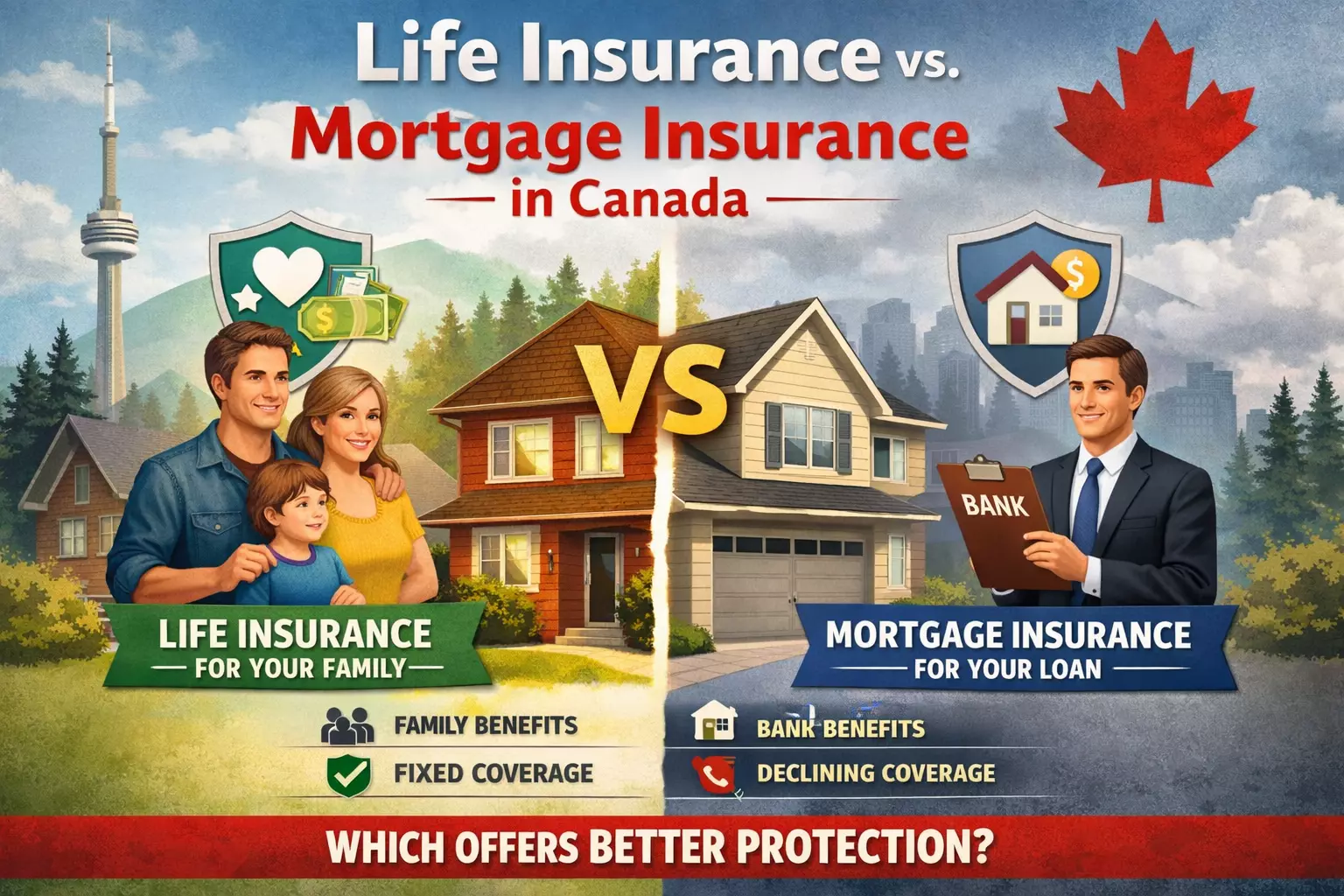 Life Insurance vs Mortgage Insurance in Canada: What Homebuyers Should Know