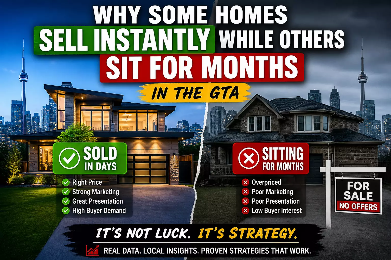 Why Some Homes Sell Instantly While Others Sit for Months in the GTA