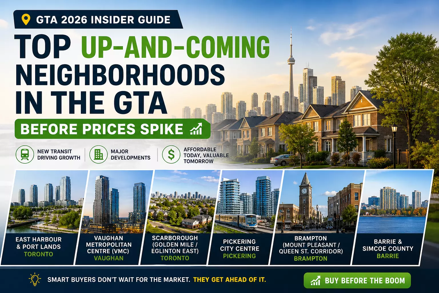 Top Up-and-Coming Neighborhoods in the GTA Before Prices Spike (2026 Insider Guide)
