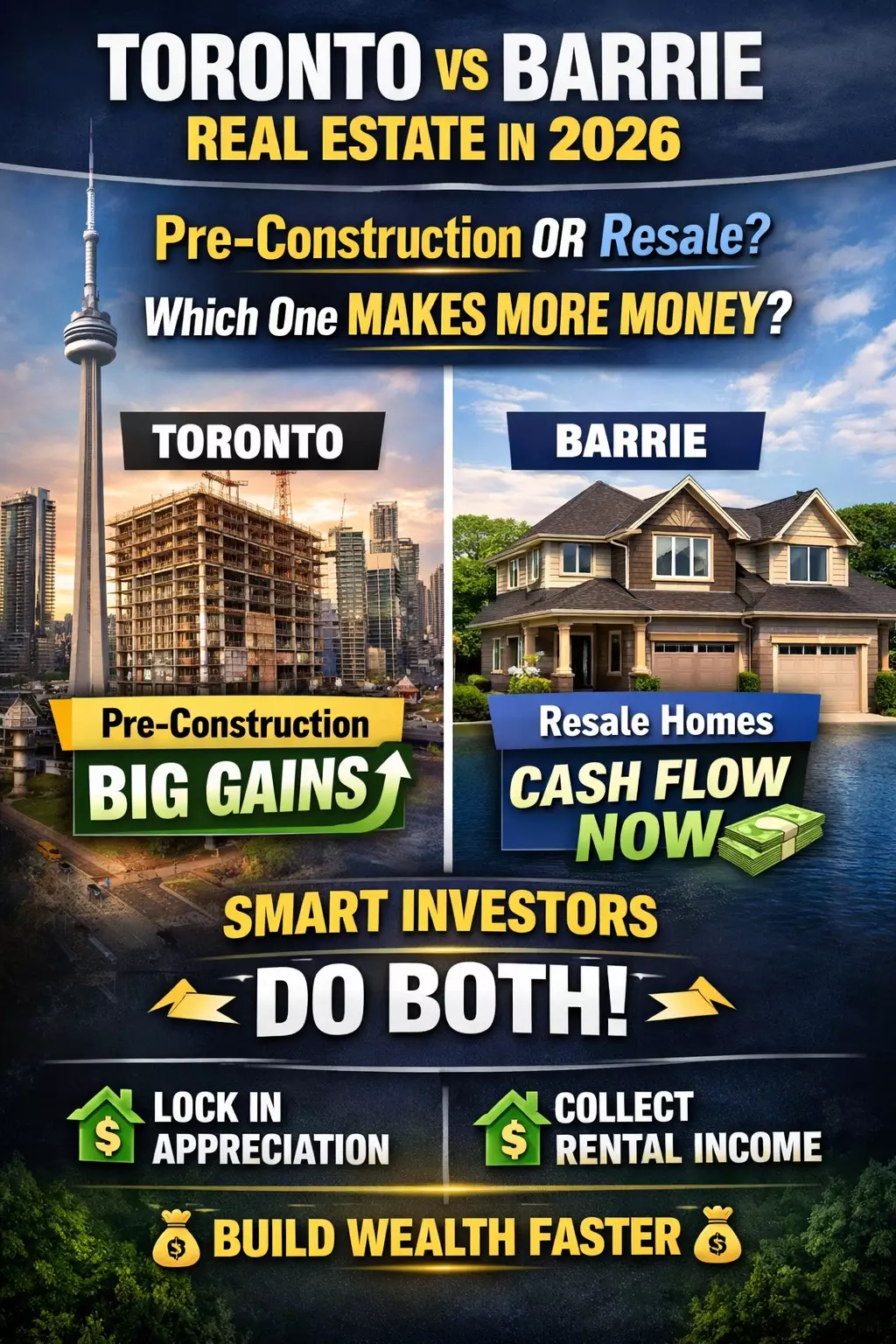 Pre-Construction vs Resale in Toronto and Barrie: Which Investment Wins in 2026?
