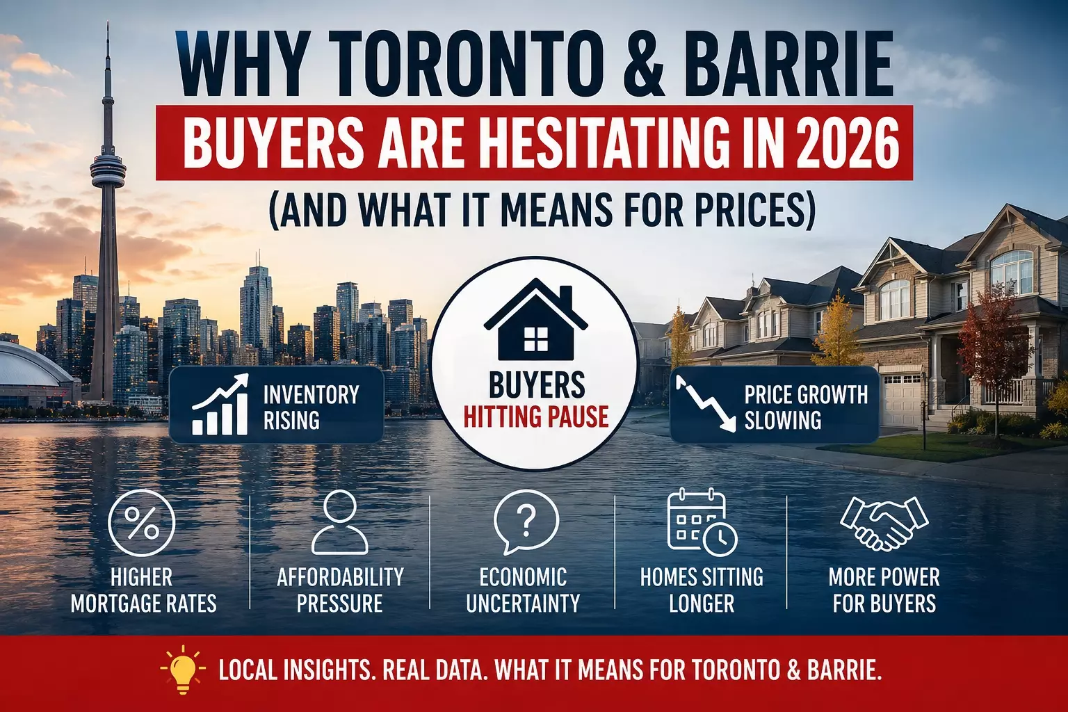 Why Toronto & Barrie Buyers Are Hesitating in 2026 (And What It Means for Prices)